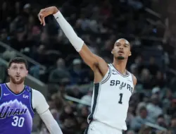 Wembanyama cetak 33 poin, Spurs menang 123-110 atas Jazz usai jadi starter All-Star