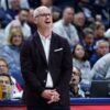 Dan Hurley melakukan penggalian yang tidak terlalu halus terhadap Charles Bediako dari Alabama saat kualifikasi NCAA bergeser.