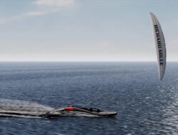 Kapal berkapal angin berkapasitas angin berlumpur ini bertujuan menjadi kapal pesiar tercepat di dunia tahun ini