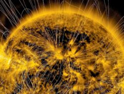 Foto magnetik di dalam matahari pertama kali