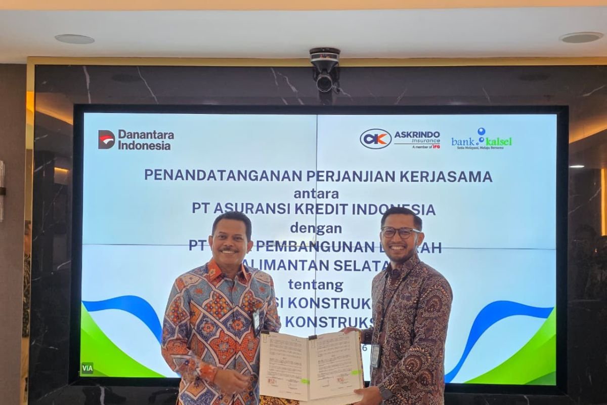 Askrindo dan Kalsel Bank bekerja sama untuk asuransi bangunan daerah