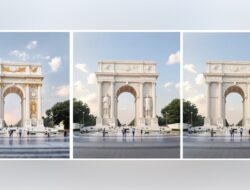 Rumah Putih menanggapi laporan bahwa Trump ingin menyalakan pintu gerbang independen yang tinggi 250 meter.