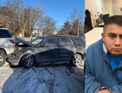 Seorang imigran ilegal dari Meksiko dituduh mengemudi mobil ICE di St. Paul, Minnesota.