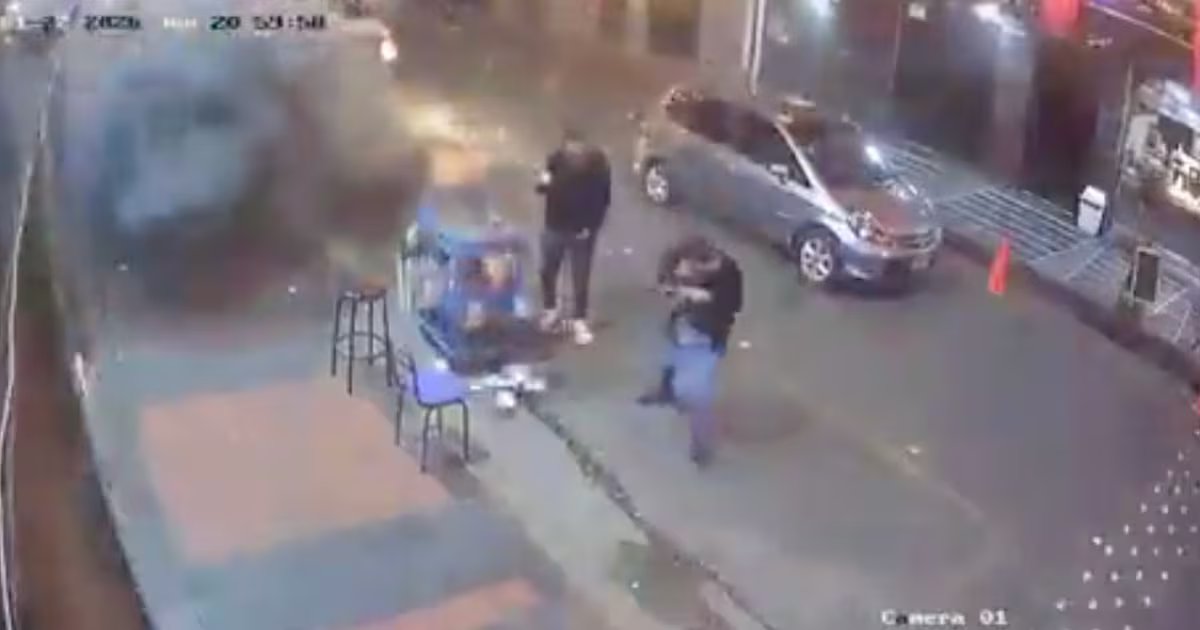 Video tepat waktu serangan bom di komunitas Santo Dafi di Bogotá, Publimetro Columbia