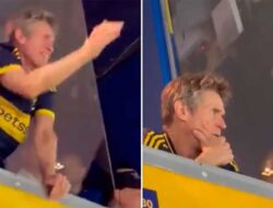 Video: Aktor William Dafoe berteriak pada Lautarro Branco di stadion kotak gula dan berkilau seperti penggemar
